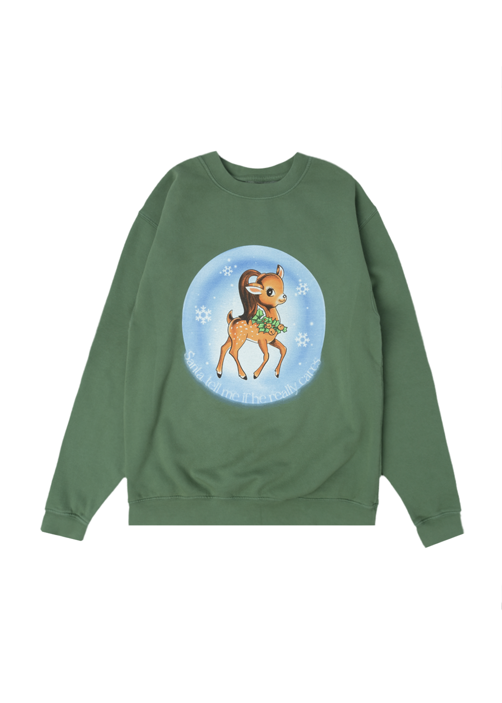 Ariana Grande Merch - santa tell me crewneck