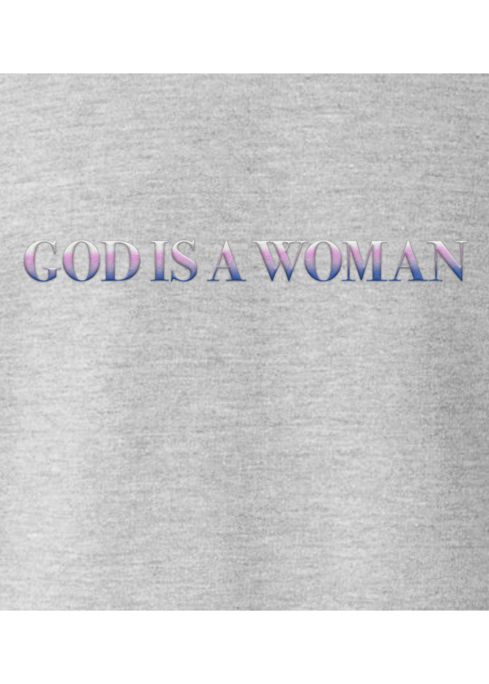 Ariana Grande Merch - god is a woman puff print crewneck