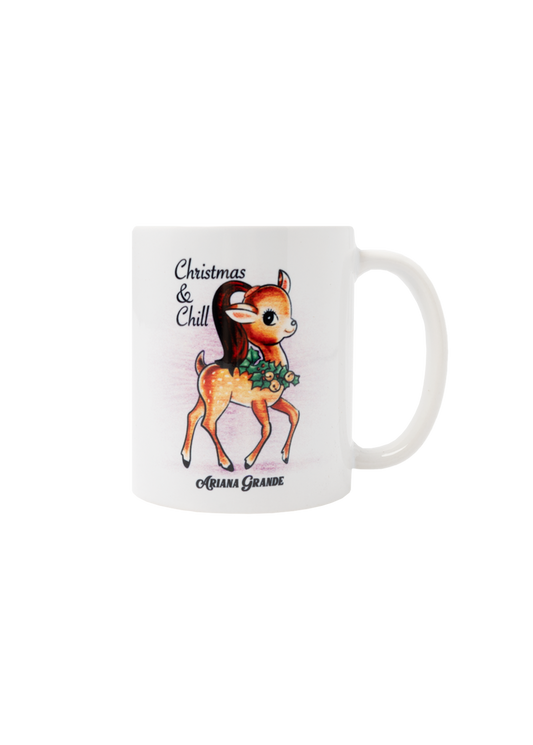 Ariana Grande Merch - Christmas & chill mug