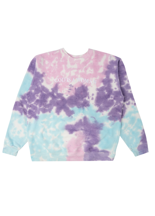 Ariana Grande Merch - god is a woman crewneck