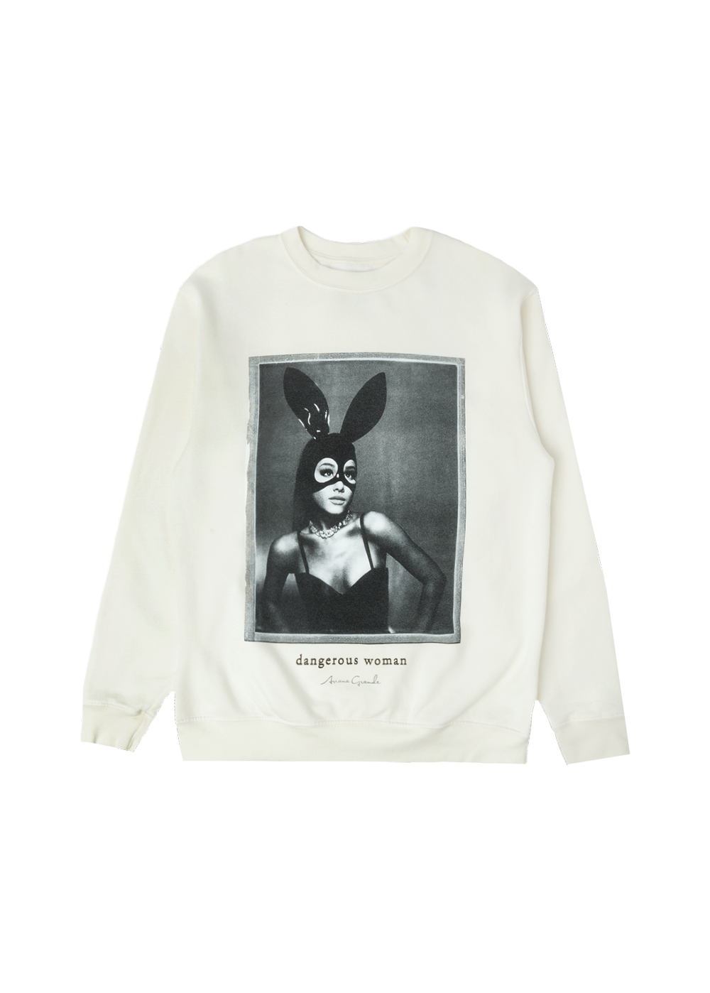 Ariana Grande Merch - dangerous woman cream crewneck
