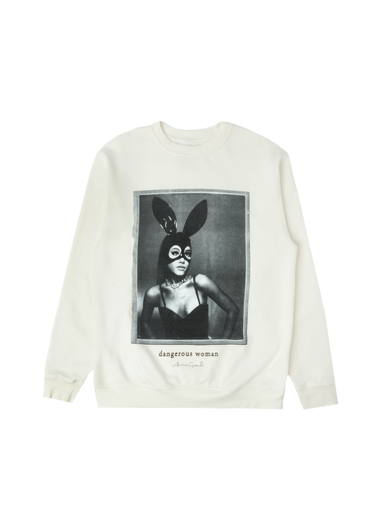 Ariana Grande Merch - dangerous woman cream crewneck